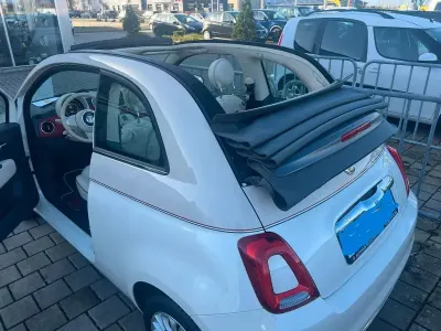 Gebraucht Fiat 500C Anniversary 69 PS (50 kW) 2017 Weiß Cabrio