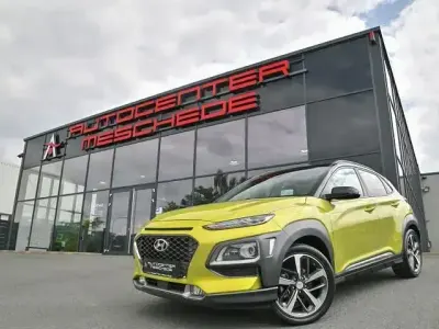Gebraucht Hyundai Kona Premium 120 PS (88 kW) 2018 Gelb SUV