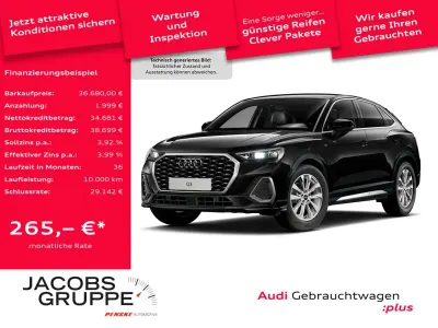 Gebraucht Audi Q3 Sportback S-Line 150 PS (110 kW) 2025 Schwarz SUV