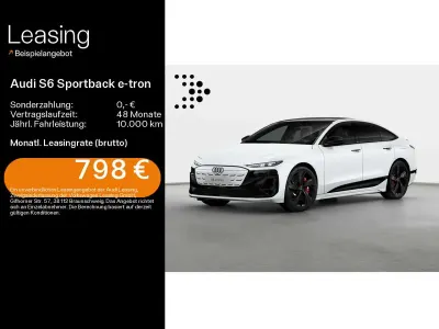 Begagnad Audi S6 e-tron S-Line 369 kW (503 HK) 2025 Vit Sedan