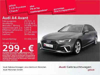 Używany Audi A4 S-Line 163 KM (119 kW) 2023 Szary Kombi