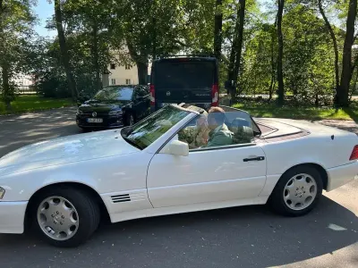 Gebraucht Mercedes SL320 231 PS (169 kW) 1994 Weiß Cabrio