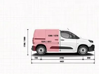 Neu Fiat Doblò 110 PS (80 kW) 2026 Weiß (weiß) Van / Kleinbus