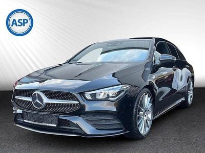 Schwarz (kosmosschwarz metalliclack) Gebraucht 2021 Mercedes CLA180 Shooting Brake AMG line Kombi | 25.790 € (Fairer Preis)