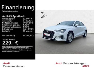 Weiß Gebraucht 2022 Audi A3 Advanced Plus Limousine | 20.649 € (Guter Preis)