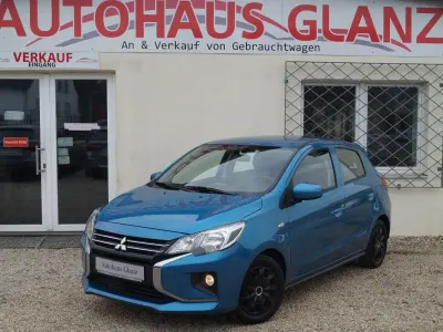 Occasion Mitsubishi Space Star Basis 71 PK (52 kW) 2021 Blauw Hatchback