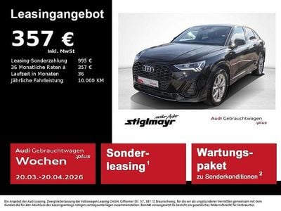 Gebraucht Audi Q3 Sportback S-Line 150 PS (110 kW) 2025 Mythosschwarz metallic SUV