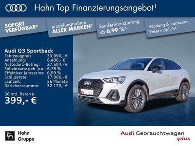 gebraucht Audi Q3 45 TFSIe S-trnc Carplay PDC Sitzh.