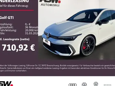 Nouvelle VW Golf VIII GTI 265 ch (194 kW) 2026 Blanc Berline