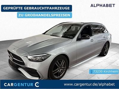 Second-hand Mercedes C220 AMG line 200 CP (147 kW) 2023 Argintiu Break