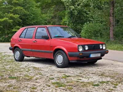 Brugt VW Golf II 69 HK (50 kW) 1989 Rød Hatchback