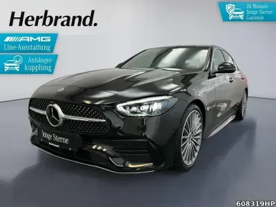 Gebraucht Mercedes C300 AMG 265 PS (194 kW) 2025 Obsidianschwarz metallic Limousine