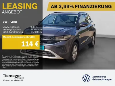 Gebraucht VW T-Cross Life 95 PS (69 kW) 2025 Grau SUV