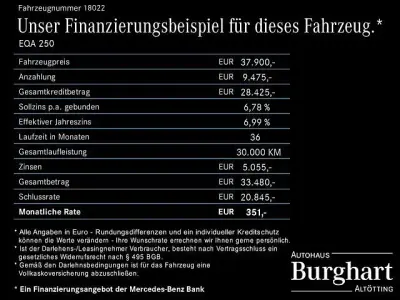 Gebraucht Mercedes EQA250 139 kW (190 PS) 2025 SUV