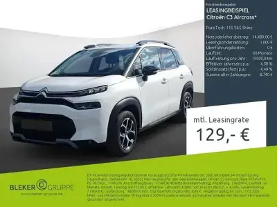 Gebraucht Citroën C3 Aircross PureTech 110 PS (80 kW) 2024 Weiß SUV