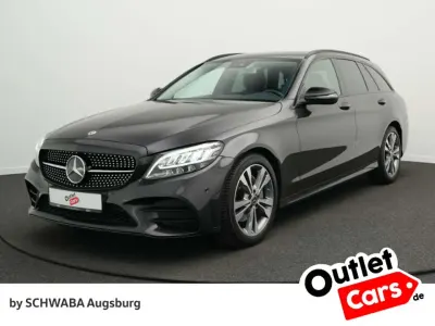 Second-hand Mercedes C180 AMG line 156 CP (114 kW) 2019 Gri Break
