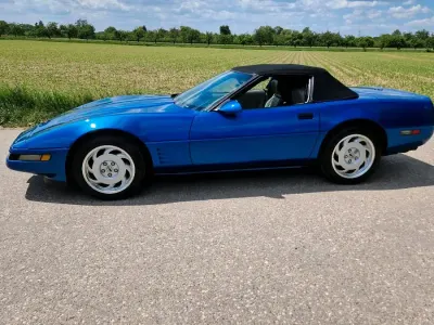 Gebraucht Corvette C4 305 PS (224 kW) 1992 Blau Cabrio