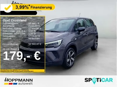 Gebraucht Opel Crossland Edition 131 PS (96 kW) 2021 Vulkan grau SUV