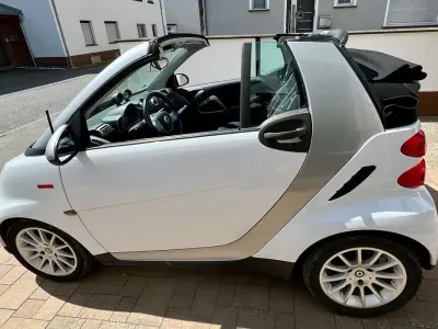 Brugt Smart ForTwo Cabrio Passion 71 HK (52 kW) 2007 Hvid Cabriolet