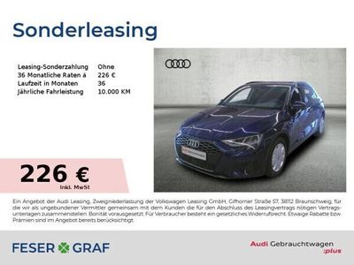 gebraucht Audi A3 Sportback advanced 30 TFSI Schaltgetriebe