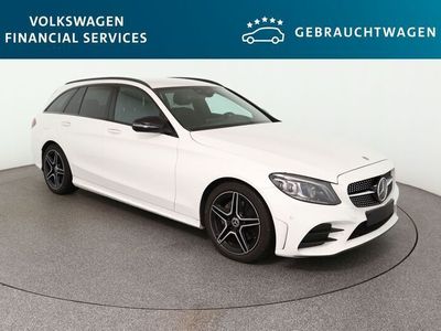 gebraucht Mercedes C220 T AMG Line 2.0 d 143kW 9-Gang 9G-Tronic 5 Sitze 4 Türen