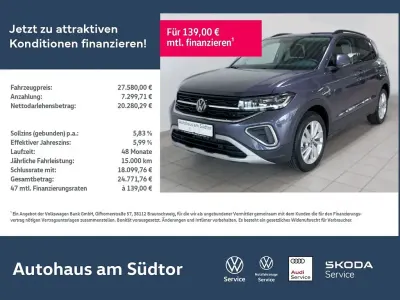 Neu VW T-Cross Life 116 PS (85 kW) 2026 Grau SUV