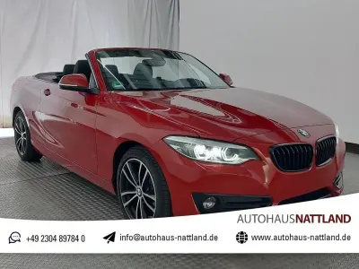Gebraucht BMW 218 Sport Line 150 PS (110 kW) 2019 Melbournerot Cabrio