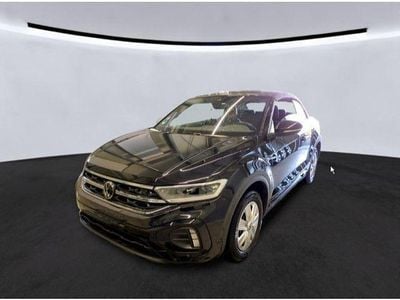 Gebraucht VW T-Roc Cabriolet R-line 150 PS (110 kW) 2023 Schwarz Cabrio