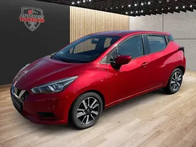 Gebraucht Nissan Micra Acenta 90 PS (66 kW) 2017 Rot (red) Kleinwagen
