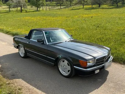 Gebraucht Mercedes SL500 241 PS (177 kW) 1986 Schwarz Cabrio