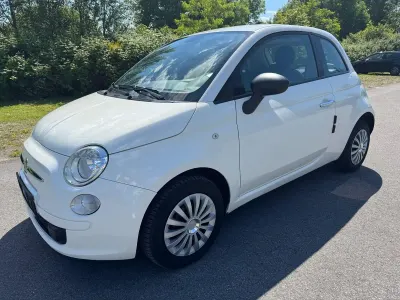 Gebraucht Fiat 500 Pop 69 PS (50 kW) 2011 Weiß Kleinwagen