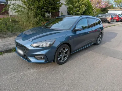 Gebraucht Ford Focus ST-Line 125 PS (91 kW) 2020 Blau Kombi