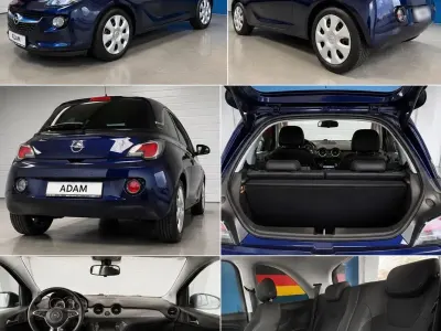 Gebraucht Opel Adam Unlimited 101 PS (74 kW) 2017 Blau Kleinwagen