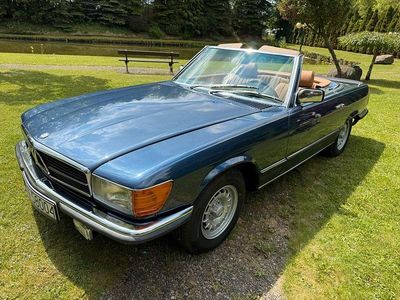 Gebraucht Mercedes SL500 241 PS (177 kW) 1985 Blau Cabrio