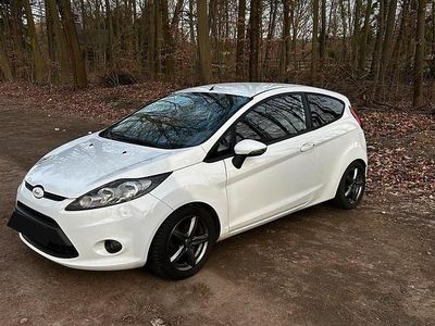 Gebraucht Ford Fiesta Trend 82 PS (60 kW) 2009 Weiß Kleinwagen