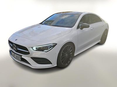 Brugt Mercedes CLA200 AMG line 163 HK (119 kW) 2019 Hvid Sedan