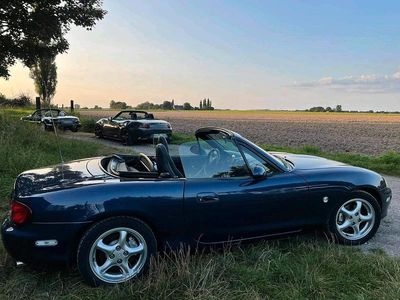 Gebraucht Mazda MX5 110 PS (80 kW) 2003 Blau Cabrio