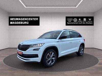 Moonweiss metallic Gebraucht 2021 Skoda Kodiaq SportLine SUV | 34.880 € (Etwas zu teuer)