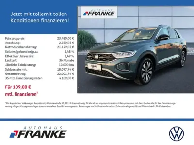 Gebraucht VW T-Roc Goal 116 PS (85 kW) 2025 Petroleum blue metallic SUV
