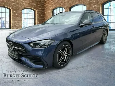Gebraucht Mercedes C300 AMG 258 PS (189 kW) 2023 Metalliclack sodalithblau Kombi