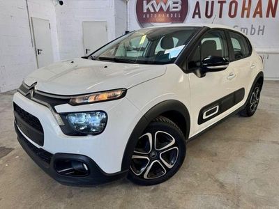 Gebraucht Citroën C3 Feel 82 PS (60 kW) 2021 Lack weiss banquise/deckende l Kleinwagen