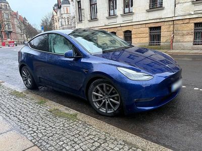 Gebraucht Tesla Model Y Long Range AWD 378 kW (514 PS) 2022 Blau SUV