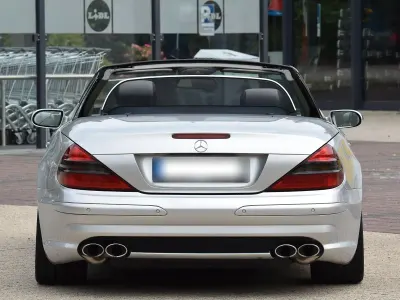 Brugt Mercedes SL350 AMG 245 HK (180 kW) 2005 Sølv Cabriolet