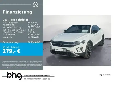 Gebraucht VW T-Roc Style 150 PS (110 kW) 2025 Schwarz SUV