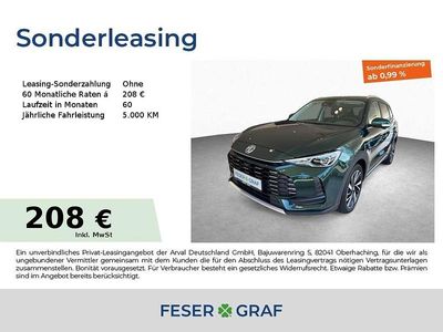 Neu MG ZS Luxury 197 PS (144 kW) 2025 Grün Limousine