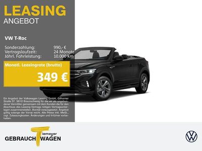 Gebraucht VW T-Roc Cabriolet R-line 150 PS (110 kW) 2025 Schwarz Cabrio