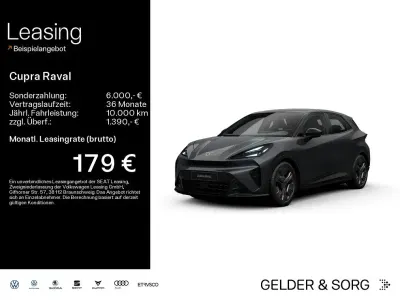 Neu Cupra Raval Endurance 155 kW (211 PS) 2026 Grau Limousine