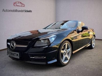 Gebraucht Mercedes SLK200 AMG line 184 PS (135 kW) 2013 Schwarz Cabrio