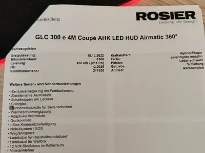 Gebraucht Mercedes GLC300 211 PS (155 kW) 2022 Silber SUV