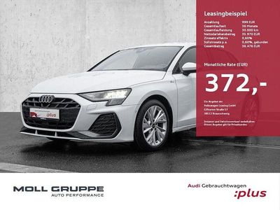 Gebraucht Audi A3 S-Line 150 PS (110 kW) 2025 Gletscherweiß metallic Limousine